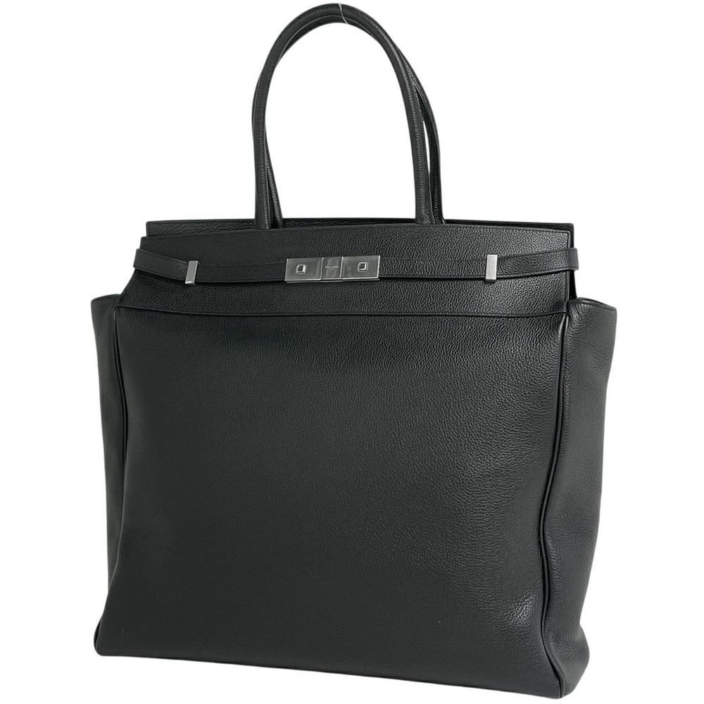 Saint Laurent Manhattan Tote Bag Leather Black